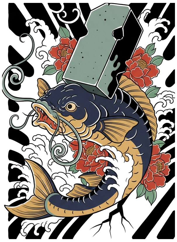 Traditional Japanese irezumi concept generated by InkFactory